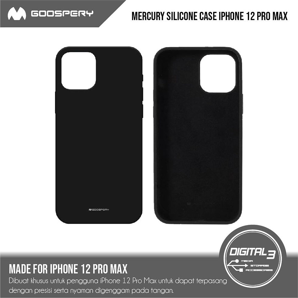 Thumbnail: Goospery Mercury Silicone Case Silikon Soft Casing Iphone 12 Pro Max