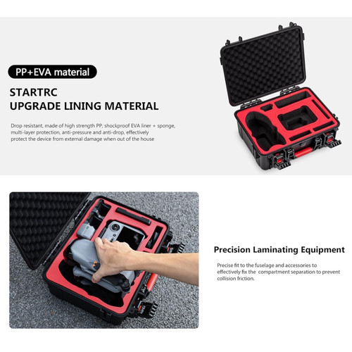 STARTRC Dual Layer Air 3S Case,Waterproof Carrying Hard Case Air 3S Fly More Combo, Contrôleur RC 2/RC/RC-N3/N2 pour DJI Air 3S Accessoires, Batterie et Hub de Chargement STARTRC Dual Layer Air 3S Case,Waterproof Carrying Hard Case Air 3S Fly More Combo, Contrôleur RC 2/RC/RC-N3/N2 pour DJI Air 3S Accessoires, Batterie et Hub de Chargement