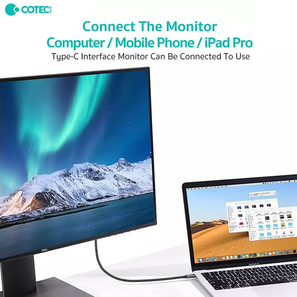 Thumbnail: COTECI Cable Type C to C USB 3.2 Gen 2 Full Function PD 240W / 100W