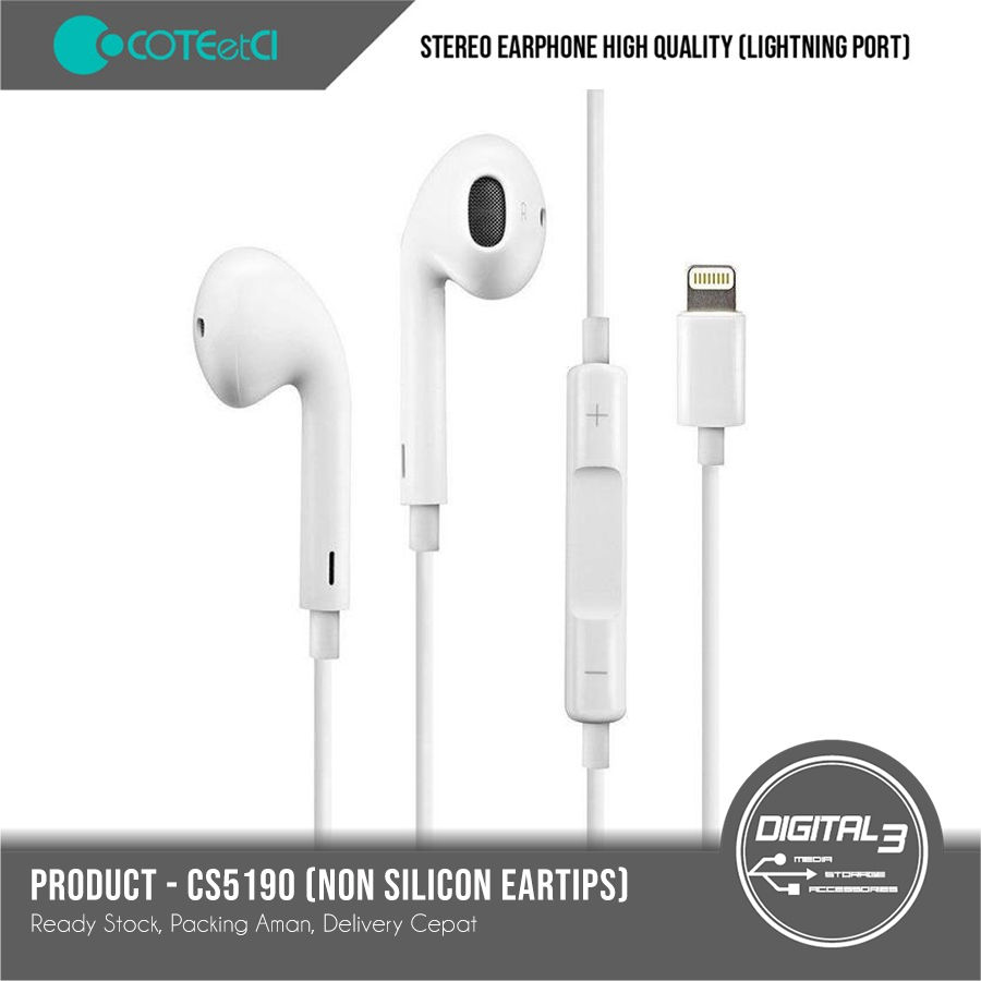 Thumbnail: COTEetCI CS5190 / CS8805 iPhone Lightning Port Earphone Headset Bluetooth