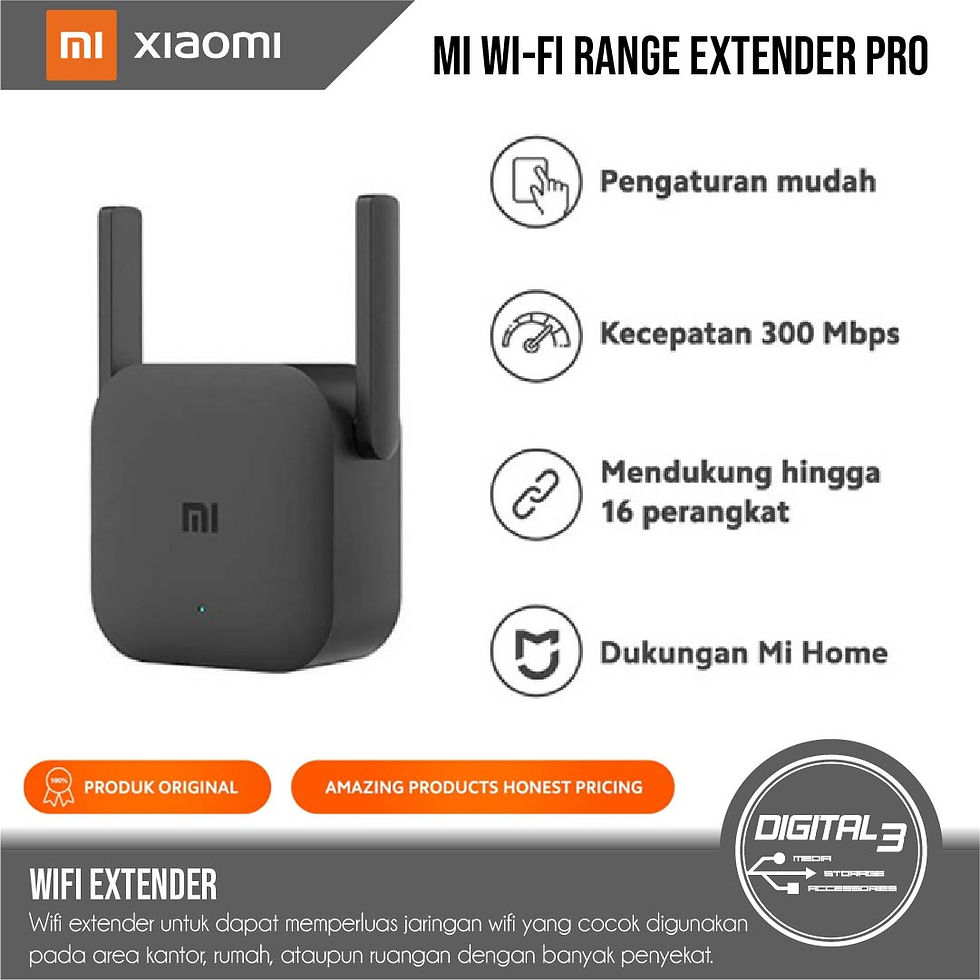 Xiaomi Mi Wifi Extender Pro Repeater Amplifier 300Mbps R03 Resmi