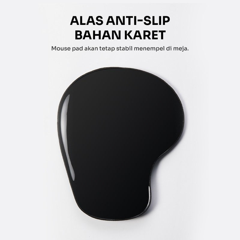 Thumbnail: Robot RP02 RP02S Non-Slip Ergonomic Wrist Rest Design Mousepad Mouse Pad