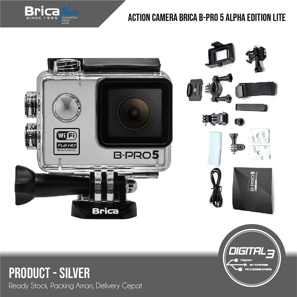 Thumbnail: Brica B-Pro5 Alpha Edition Lite Bpro AE Lite Action Camera HD 16MP