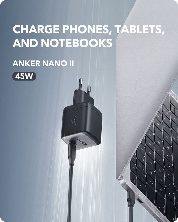 Thumbnail: Anker Powerport 313 Wall Charger 45W USB C PPS Fast Charging Adapter