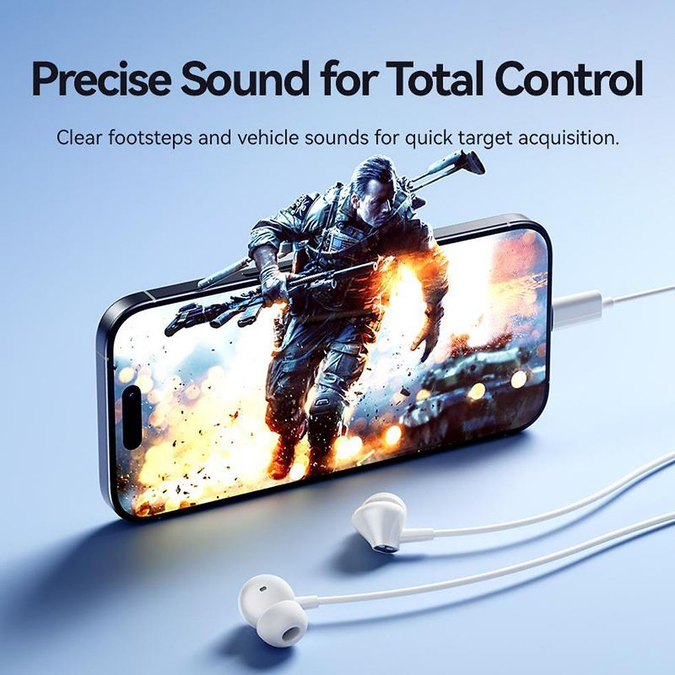 Thumbnail: VENTION Echo Lite In-Ear Wired Earphones USB-C 1.2m Inline Control DAC