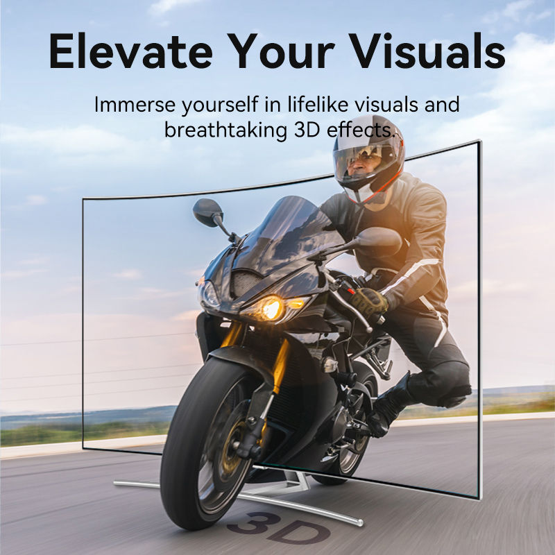 Thumbnail: VENTION Cable HDMI to HDMI 2.0 Cotton Braided Zinc Alloy 4K 60Hz Universal - ALM