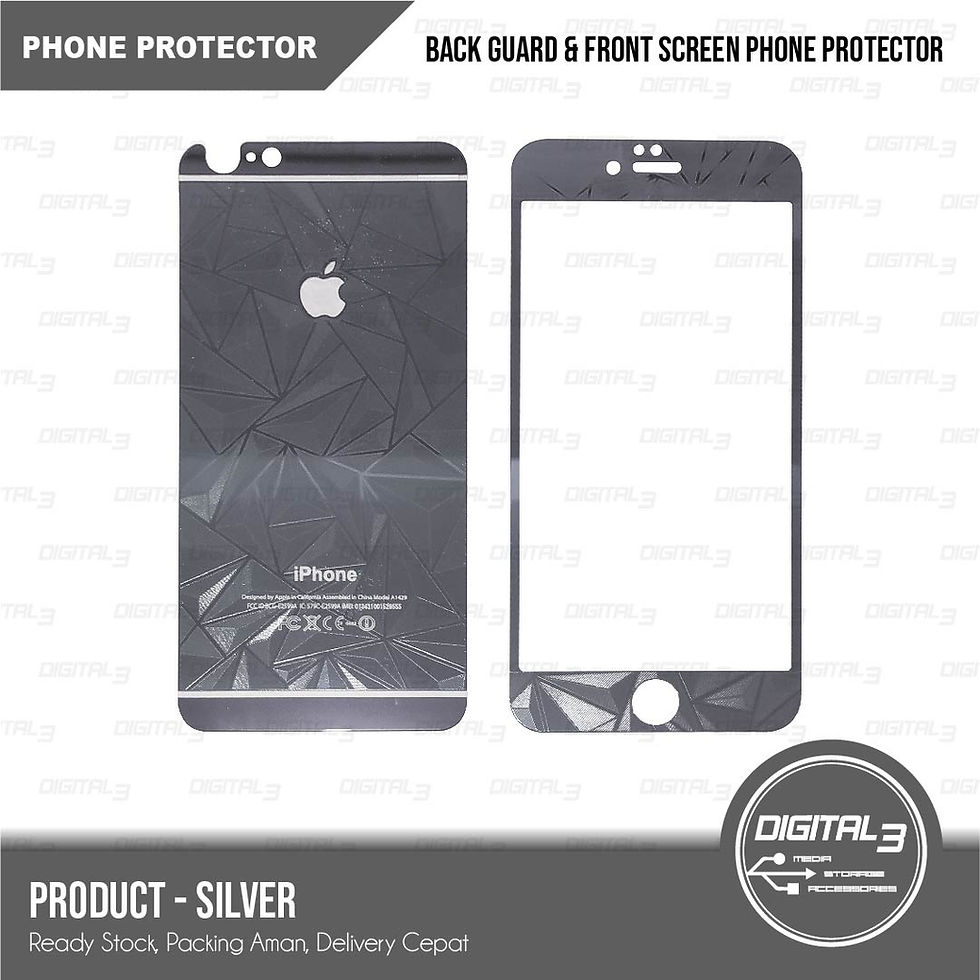 Thumbnail: Tempered Glass 3D Diamond Colour Iphone 6+ / 6 PLUS Depan + Belakang