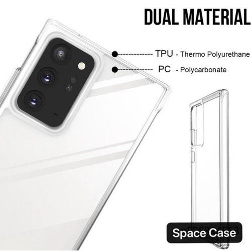 Thumbnail: Space Clear Case Samsung S23 / PLUS / ULTRA Bumper TPU Military Casing