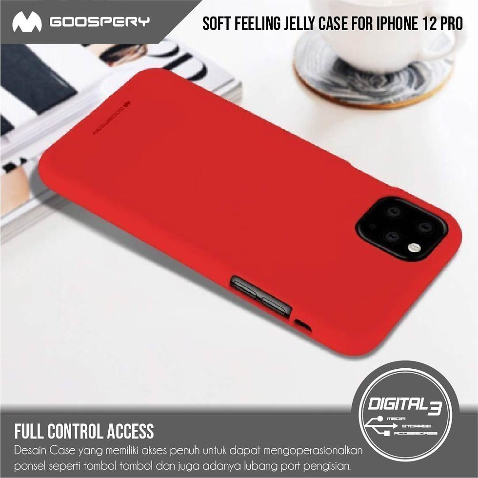 Thumbnail: Goospery Soft Feeling Silicone Slim Case Iphone 12 / 12 Pro 6.1 Casing