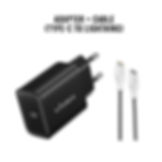 Thumbnail: VIVAN Adapter Charger C30C Type-C C30L Lightning 30W with Cable Data