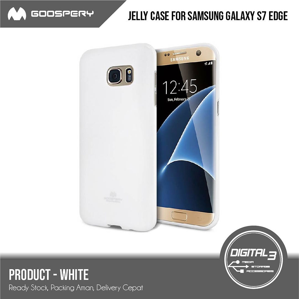 Thumbnail: Mercury Goospery Pearl Jelly Samsung S7 Edge Case Silicone Soft Casing