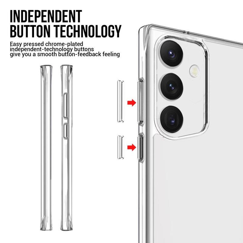 Thumbnail: Space Clear Case Samsung S24 / PLUS / ULTRA Bumper TPU Military Casing