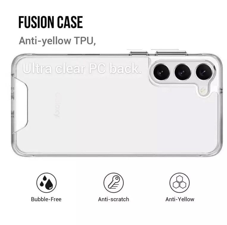 Thumbnail: Space Clear Case Samsung S23 FE Bumper TPU Military Casing Soft Silicone