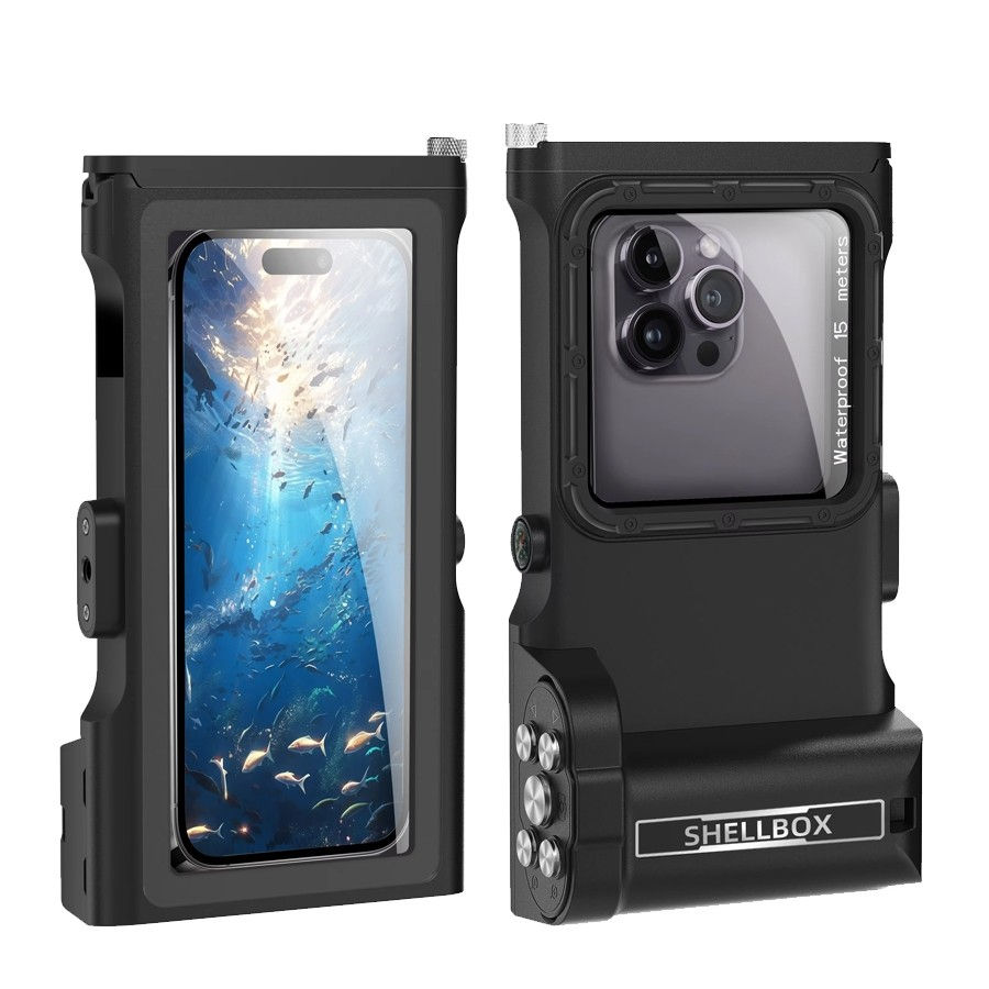Thumbnail: SHELLBOX Gen 3 Waterproof Case with Remote Bluetooth 15M Underwater
