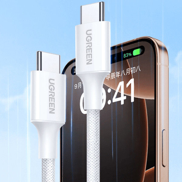Thumbnail: UGREEN L501 Cable Data USB C to C 60W 3A Fast Charging PD3.0