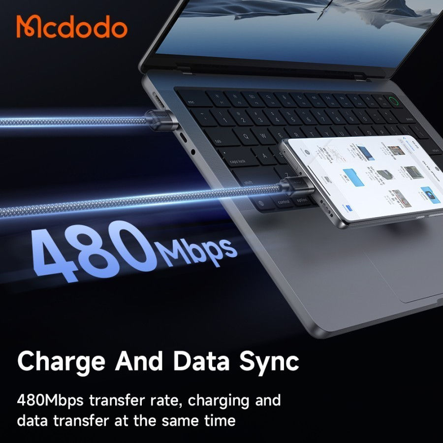 Thumbnail: MCDODO Magnetic Cable Data USB Type C CA-5650 / CA-2000 Self-Winding 6A 100W