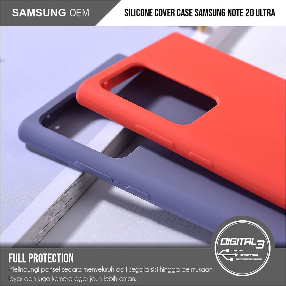 Thumbnail: Samsung NOTE 20 ULTRA Soft Silicone Casing Silikon Rubber Back Case