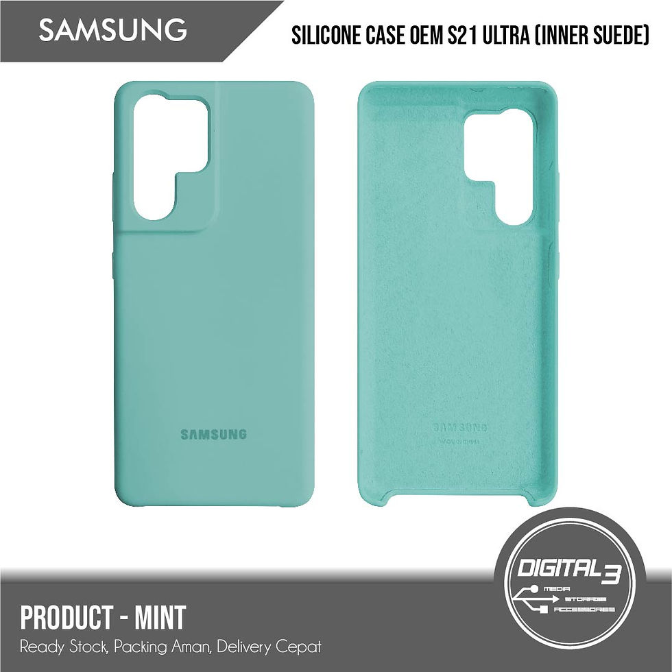 Thumbnail: Samsung S21 ULTRA OEM Soft Silicone Casing Silikon Rubber Back Case