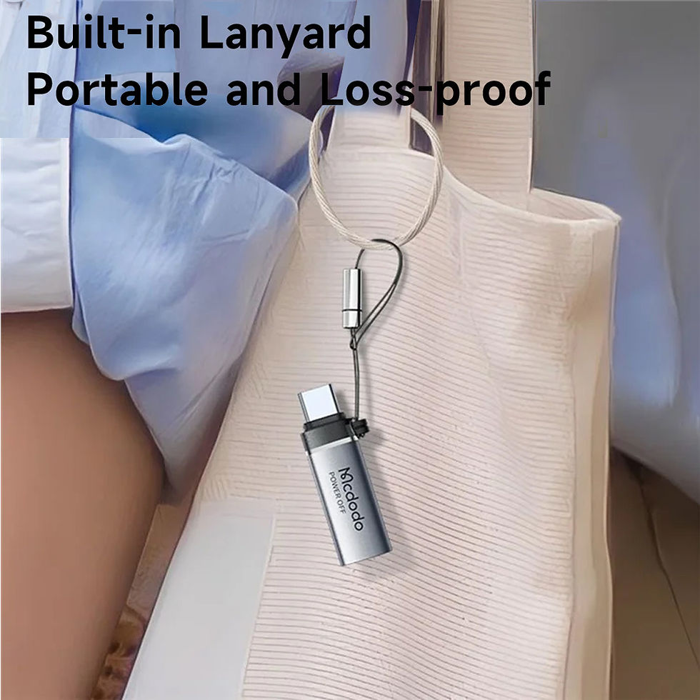 Thumbnail: MCDODO OT-2450 Adapter Converter USB-C to C Auto Power-Off with LED Indicator