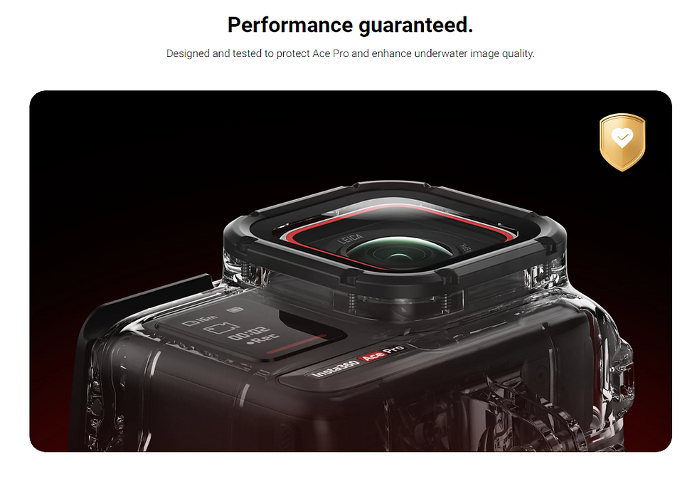 Thumbnail: Insta360 Invisible Dive Case for Insta360 Ace Pro Camera