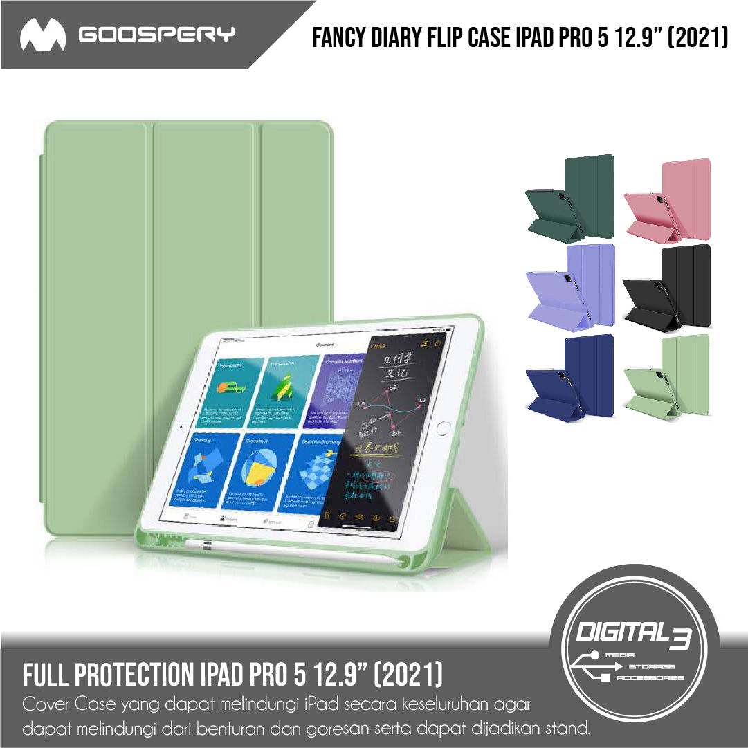 Mercury Goospery Flip Cover Case With Pen Holder iPad Pro 5 12.9 inch