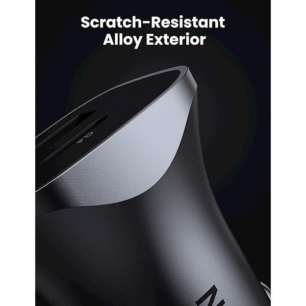 Thumbnail: UGREEN CD130 30W Car Charger Mobil USB A + Type C - 40858