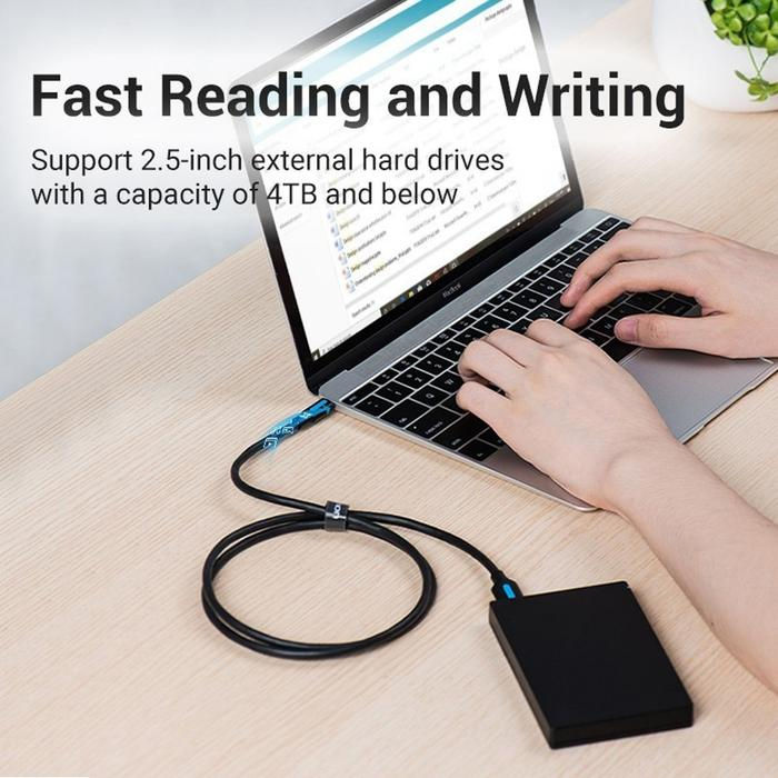 Thumbnail: VENTION USB-C 3.0 Male to Micro-B Male 2A Cable Data Hard Drive External 5Gbps