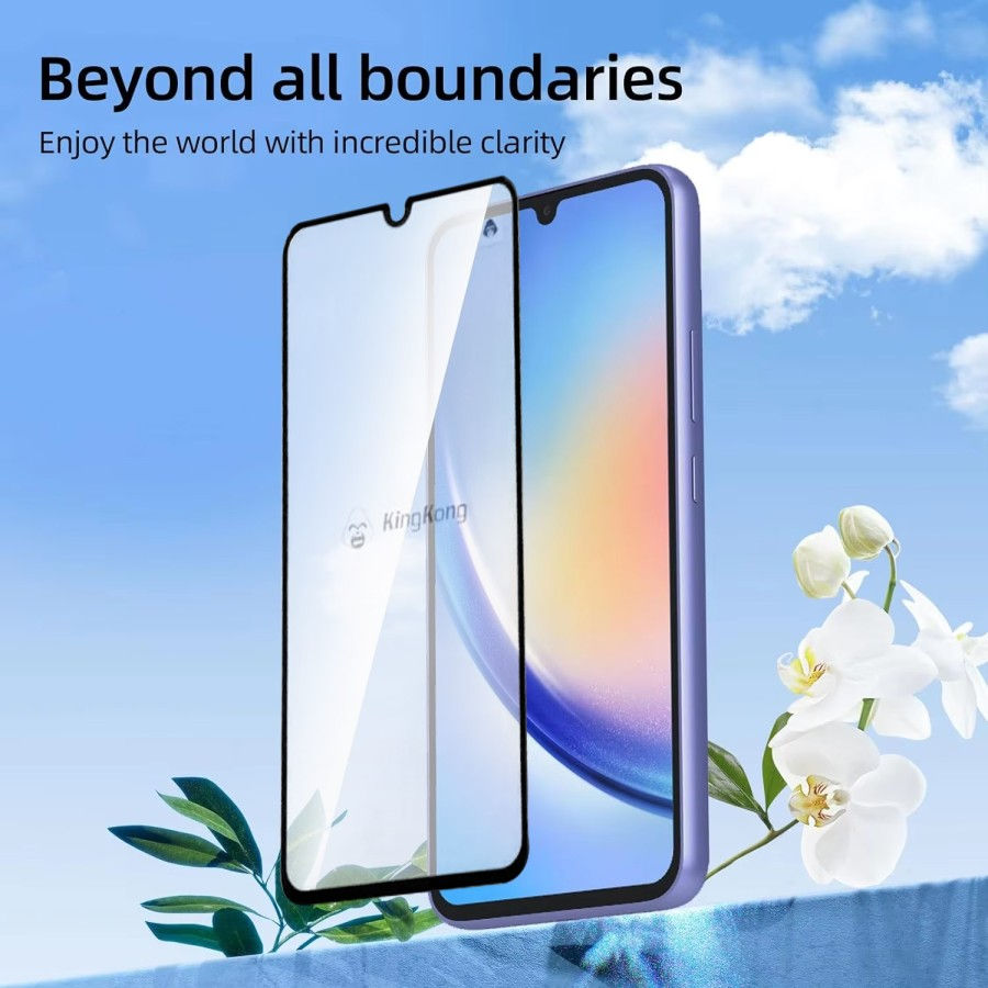 Thumbnail: KingKong Tempered Glass Full Glue Screen Protector Samsung A Series Full Screen