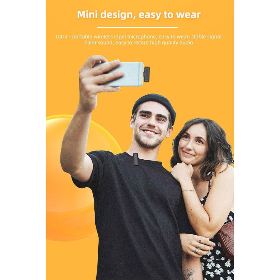 Thumbnail: Wireless Lavalier Microphone J11 J13 USB-C / Lightning 2.4GHz