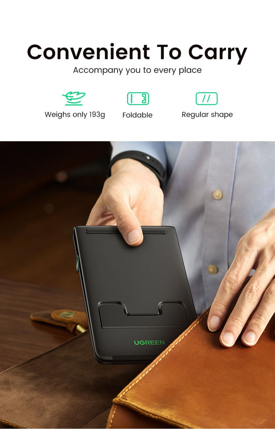 Thumbnail: UGREEN Phone HP Tablet Dudukan Stand Holder Universal 12.9Inch LP406