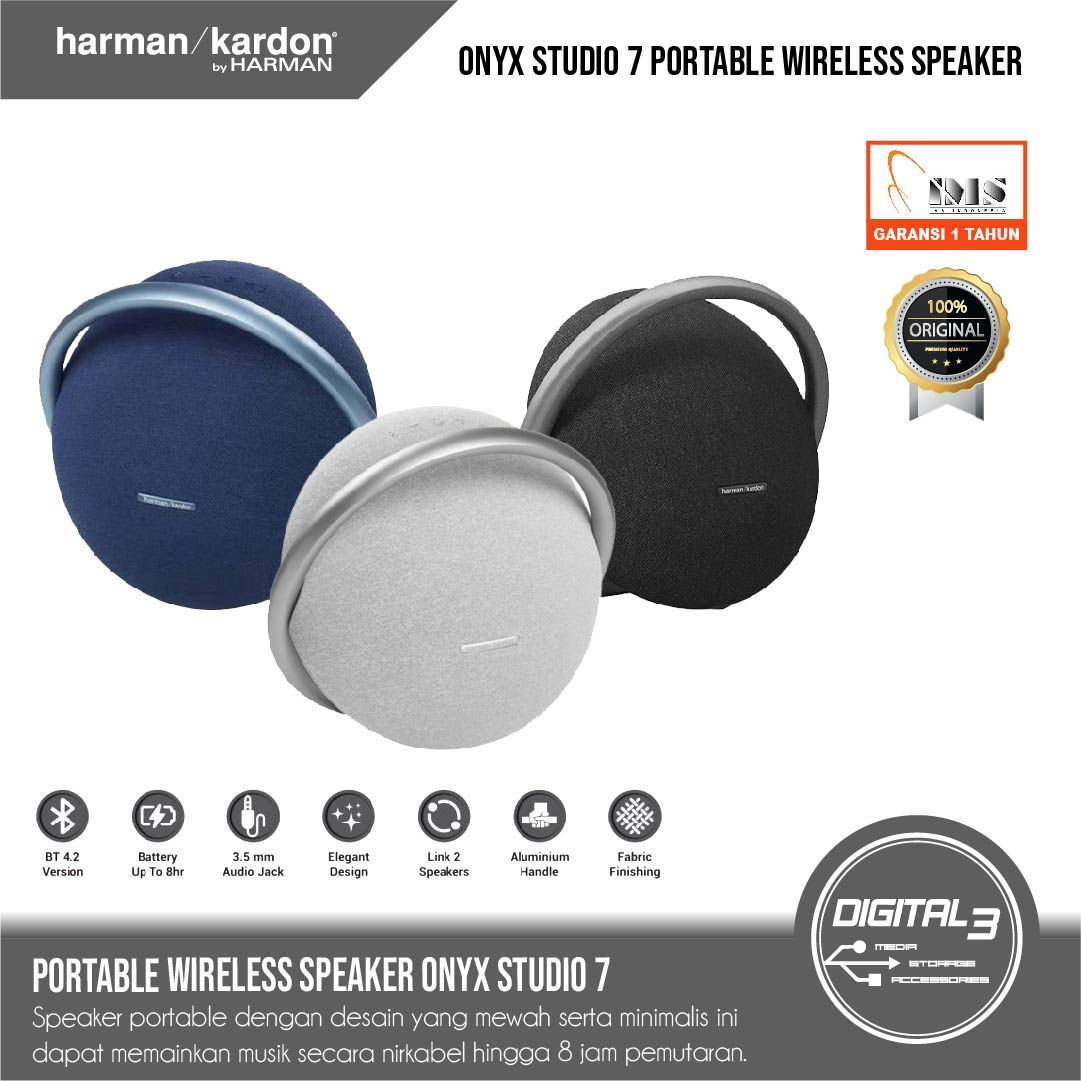 Harman Kardon Onyx Studio 7 HK Stereo Bluetooth Wireless Speaker IMS