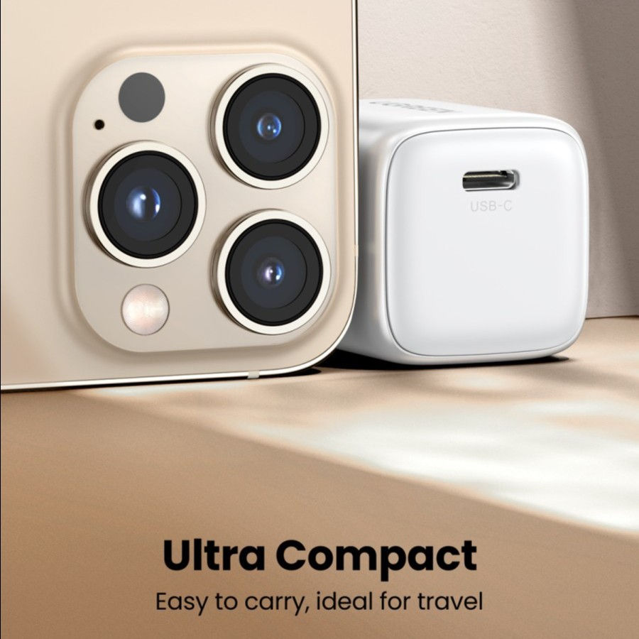 Thumbnail: UGREEN X513 Mini Wall Charger Adapter 30W GAN USB C Single Port PD Fast Charging