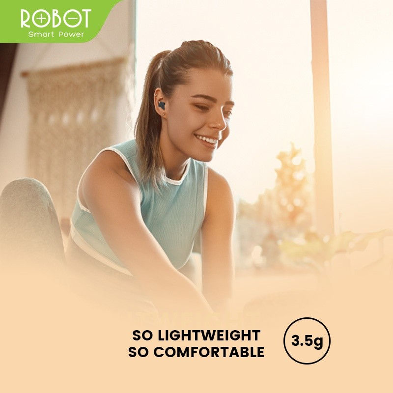 Thumbnail: ROBOT Airbuds T20S Earphone Wireless TWS Headset BT Deep Bass Sound