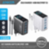 ANKER ZOLO Charger 140W Adapter GAN 4 Ports with Cable Smart Digital Display