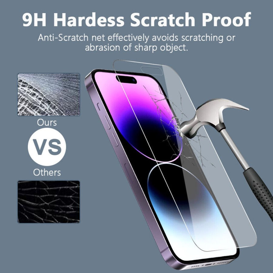 Thumbnail: Kingkong Clear Tempered Glass Screen For Iphone 15 PLUS MAX PRO Bening