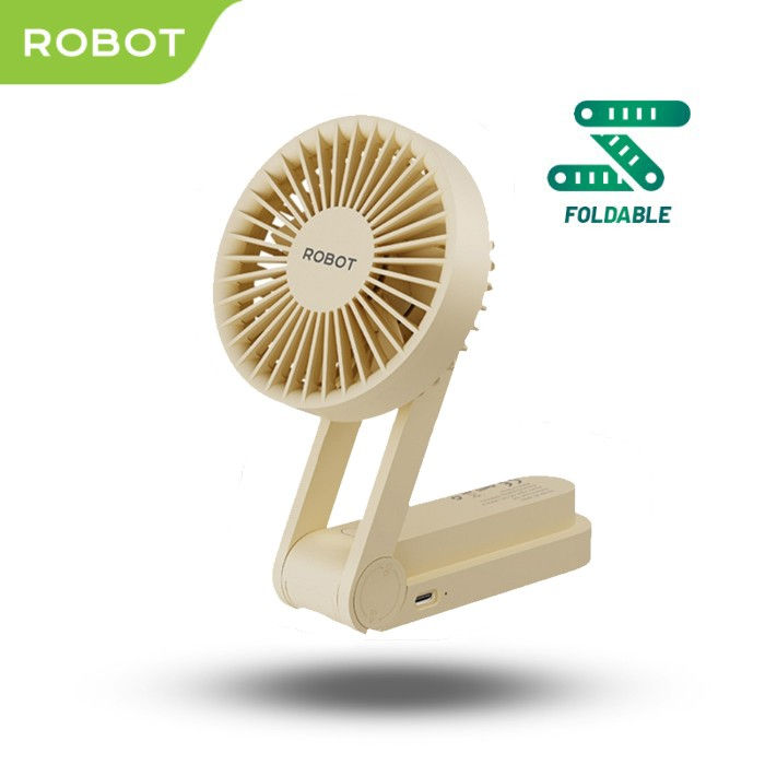 Thumbnail: ROBOT RT-BF22 Foldable USB Mini Fan Handheld Phone Holder Desktop