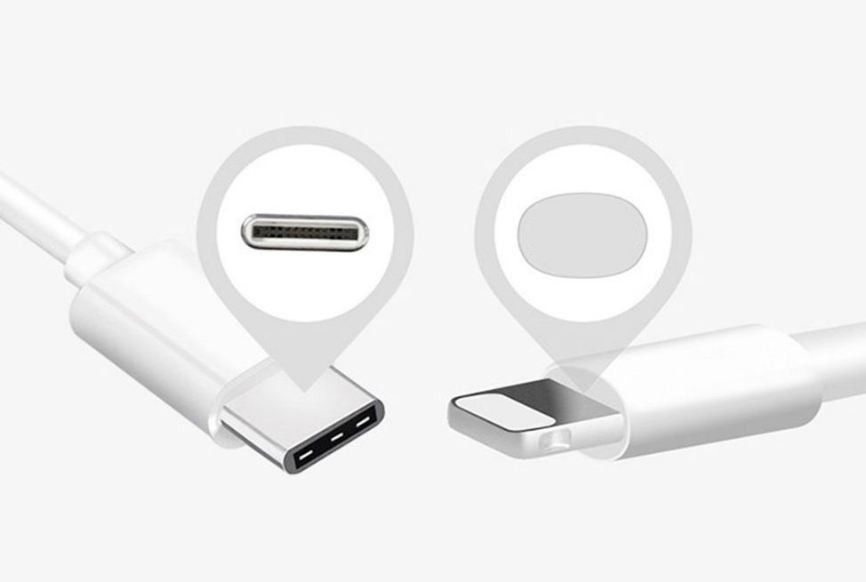 Thumbnail: USB-C to Lightning Cable Charger for iPhone 20cm