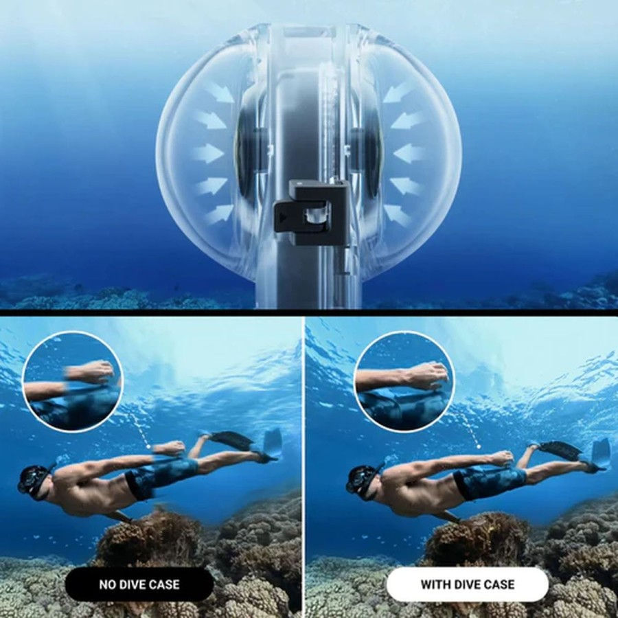 Thumbnail: Insta360 One X3 Original Invisible Dive Case Housing Waterproof 50m