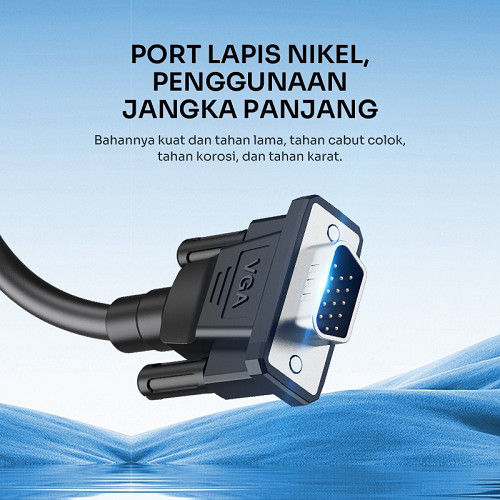 Thumbnail: ROBOT Cable RHVC02 HDMI TO VGA / RVC02 VGA TO VGA High Resolution 1080P