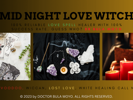 The long lasting love and marriage healer reconnects with you once more: For Mystical Rituals 