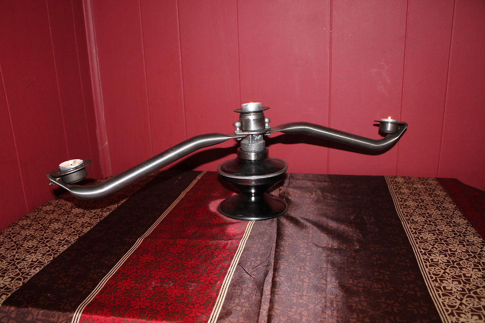 Thumbnail: Welded Candle Holder