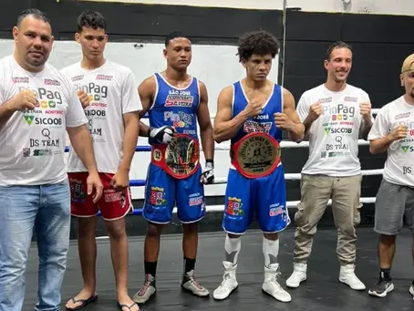 Boxeadores de São José são campeões do Cinturão de Ouro