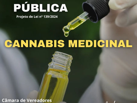 Câmara Municipal de São José promove reunião pública para debater projeto de lei sobre uso medicinal da cannabis
