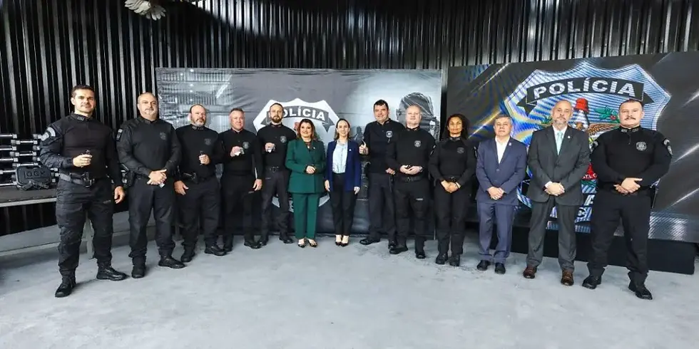 Polícia Penal de SC recebe 18 viaturas e 800 pistolas Glock