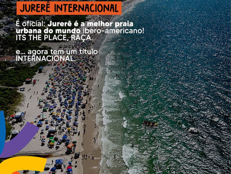 Jurerê Internacional é reconhecida como a melhor praia urbana do mundo Ibero-Americano