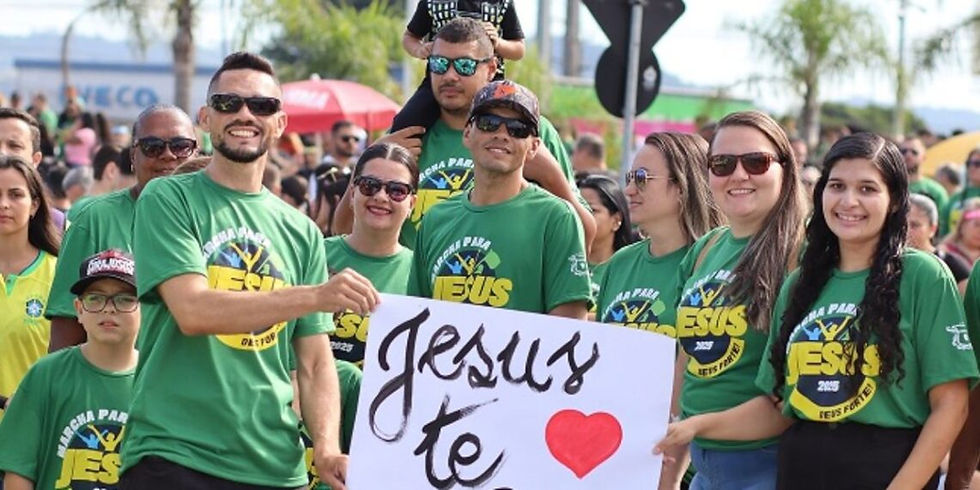 Palhoça se prepara para receber a Marcha Para Jesus 2026 hoje