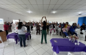 Tarde Violeta reúne cerca de 60 idosos em ação de conscientização e cuidado em Palhoça