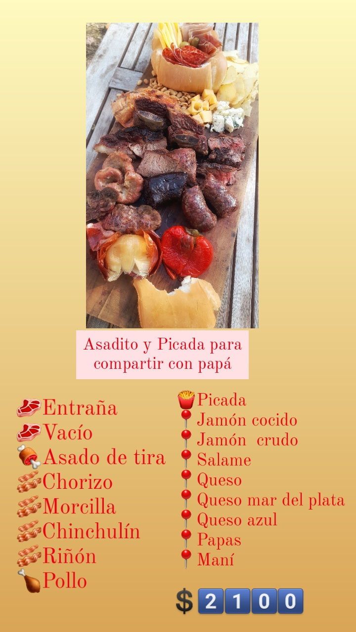 Miniatura: Asadito y Picada para el día del padre 