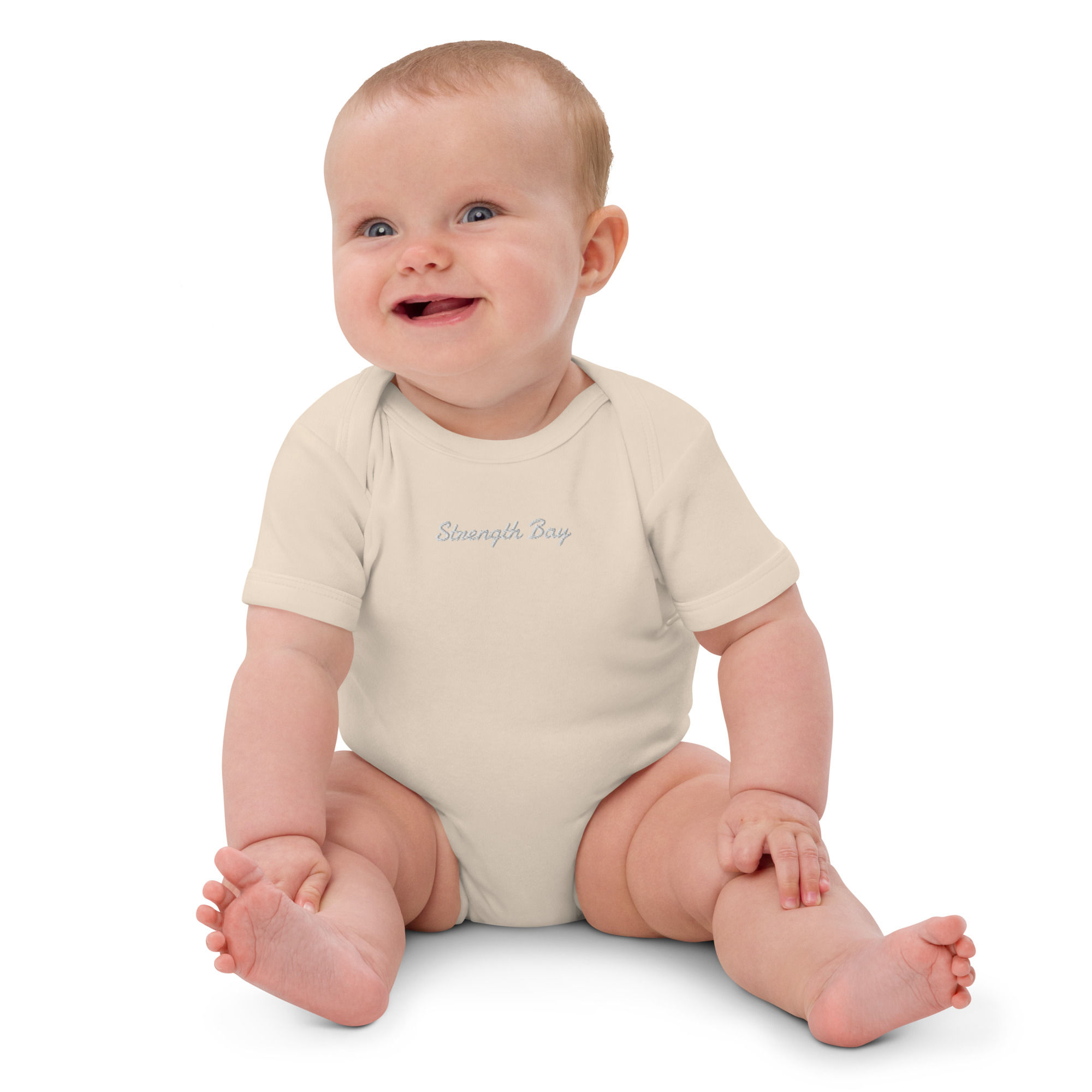 Strength Bay Organic Cotton Baby Bodysuit