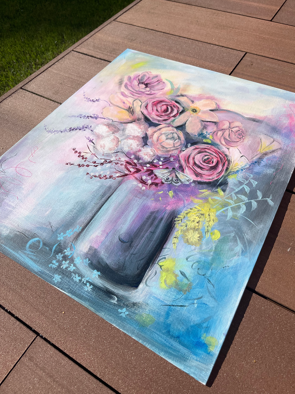 Miniatura: Kwiaty II 50x60